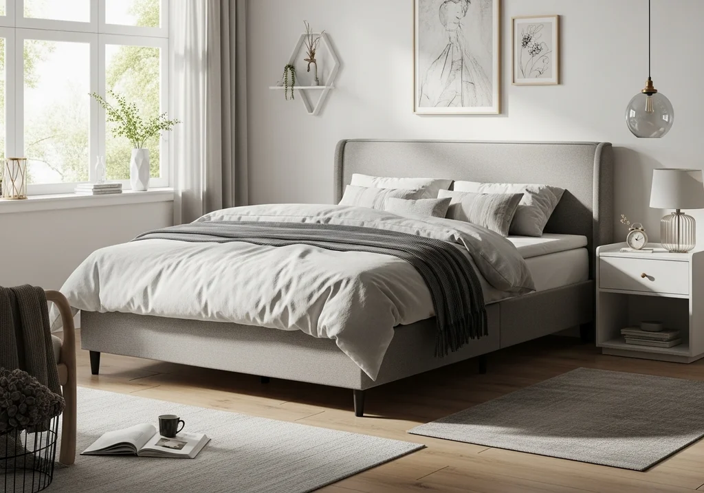 chambre cozy lit stylé
