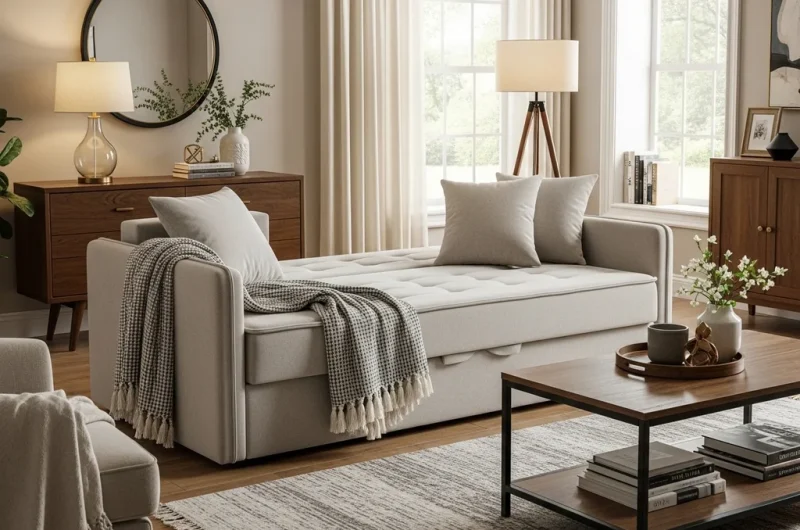 salon moderne sofa convertible
