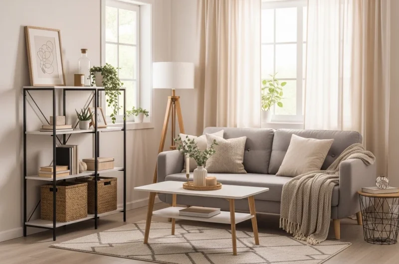 salon confortable style minimaliste