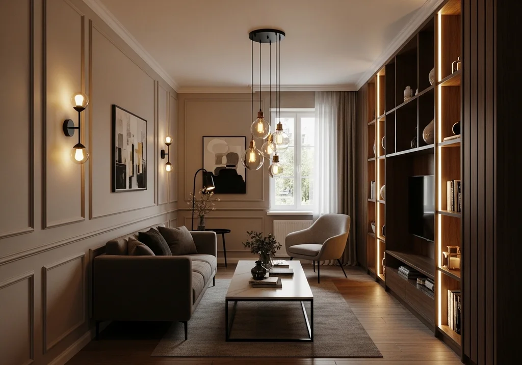 salon contemporain ambiance