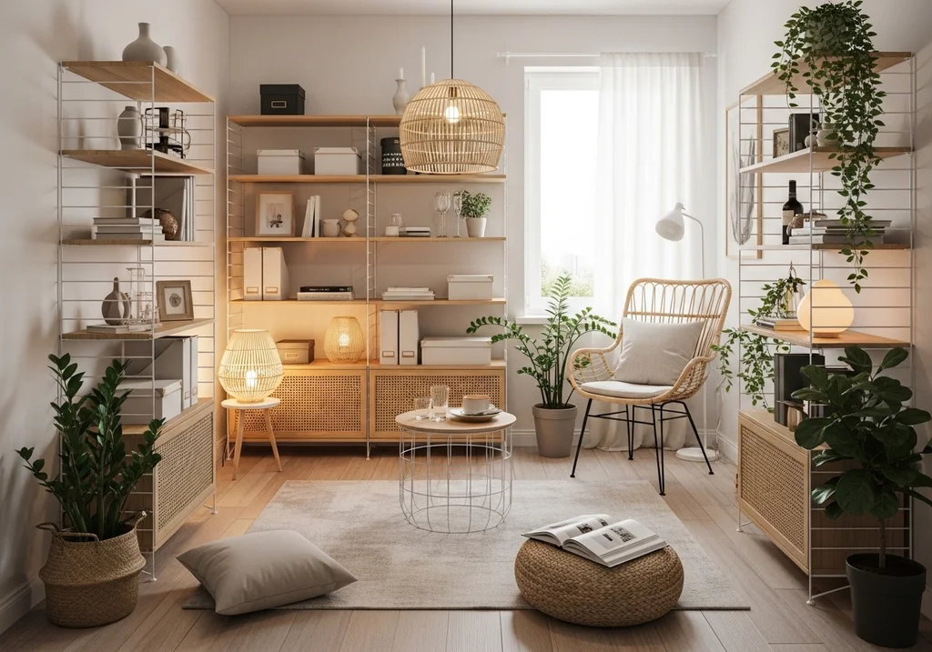 salon petit minimaliste